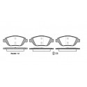 Jeu de 4 plaquettes de frein ROADHOUSE 21392.00