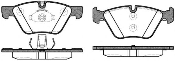 Jeu de 4 plaquettes de frein ROADHOUSE 21052.30