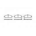 Jeu de 4 plaquettes de frein ROADHOUSE 2667.02