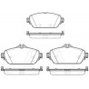 Jeu de 4 plaquettes de frein ROADHOUSE 21592.08