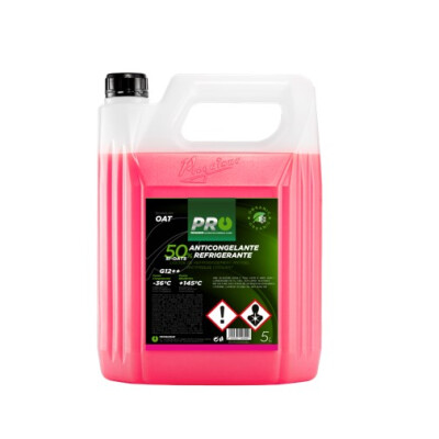 Antigel CC 50 % Si-OAT G12++. Prêt à l'emploi (-37 °C). Rose, 5 L.