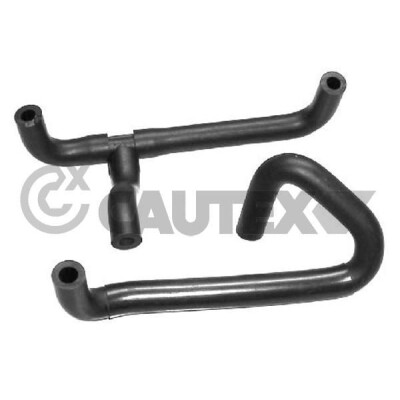 Tuyau, vanne EGR CAUTEX/FACET 81020