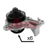 Pompe à eau, refroidissement du moteur