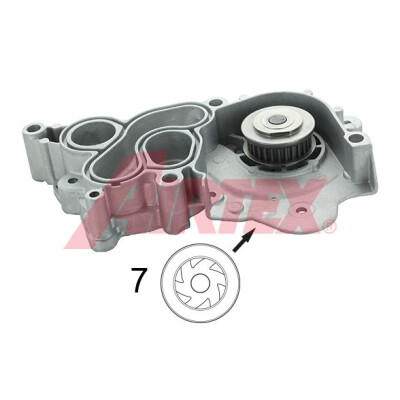 Pompe à eau, refroidissement du moteur