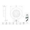 Disque de frein BOSCH 0 986 479 F23