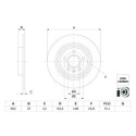 Disque de frein BOSCH 0 986 479 G98