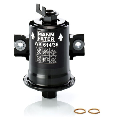 Filtre à carburant MANN-FILTER WK 614/36 x