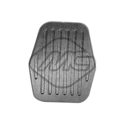 Couvre-pédale d'embrayage METALCAUCHO 41828