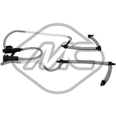 Tuyau flexible, fuite de carburant METALCAUCHO 77808