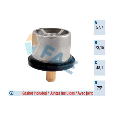 Thermostat, liquide de refroidissement