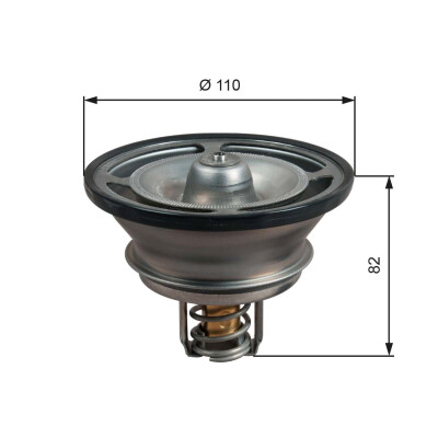 Thermostat, liquide de refroidissement GATES TH51482G1