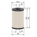 Filtre à carburant BOSCH 1 457 431 326