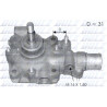 Pompe à eau, refroidissement moteur DOLZ B114