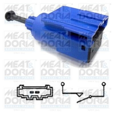 Interrupteur de feu stop MEAT &amp; DORIA 35078