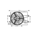 Ventilateur, refroidissement du moteur