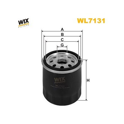Filtre à huile WIX WL7131