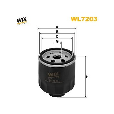 Filtre à huile WIX WL7203