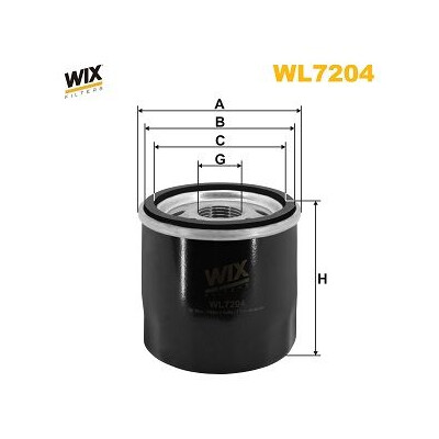 Filtre à huile WIX WL7204