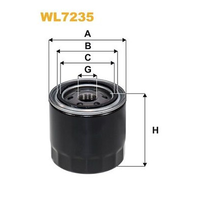 Filtre à huile WIX WL7235