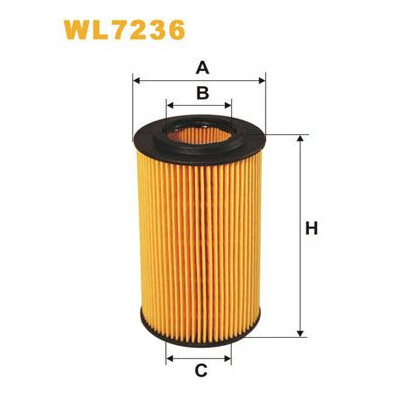 Filtre à huile WIX WL7236