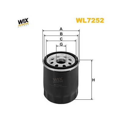 Filtre à huile WIX WL7252