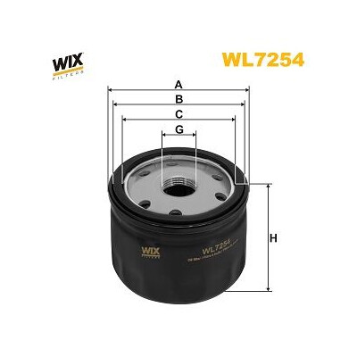 Filtre à huile WIX WL7254