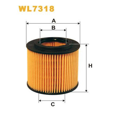 Filtre à huile WIX WL7318