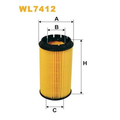 Filtre à huile WIX WL7412