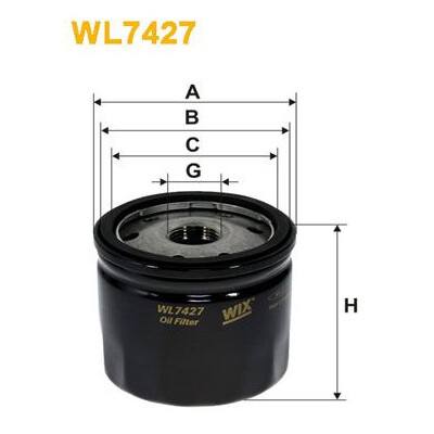 Filtre à huile WIX WL7427