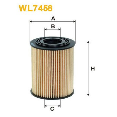 Filtre à huile WIX WL7458
