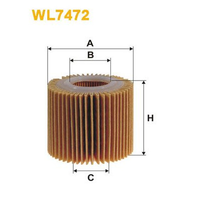 Filtre à huile WIX WL7472