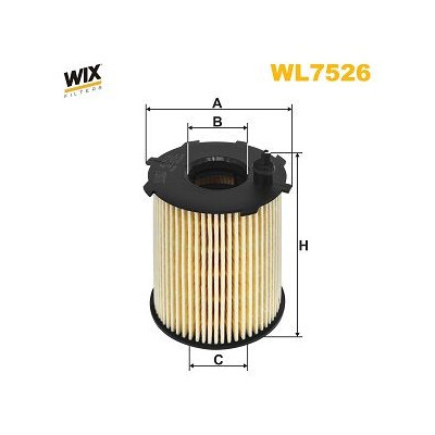 Filtre à huile WIX WL7526