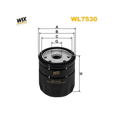 Filtre à huile WIX WL7530