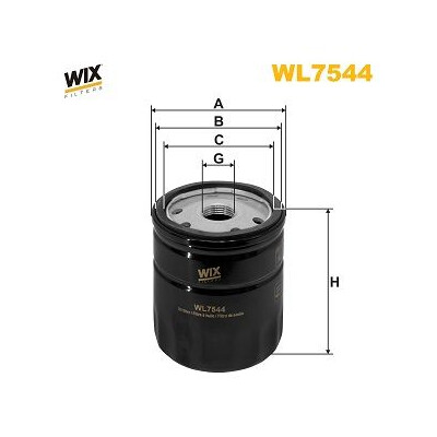 Filtre à huile WIX WL7544