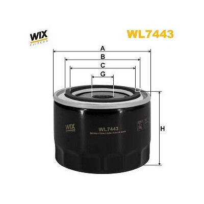 Filtre à huile WIX WL7443