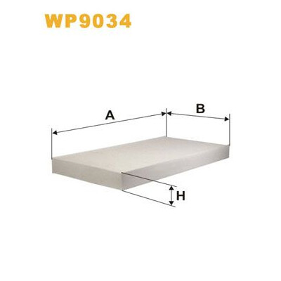 Filtre à air habitacle WIX WP9034