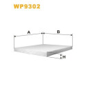 Filtre à air d&#39;habitacle WIX WP9302
