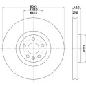 Disque de frein HELLA 8DD 355 126-371