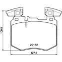 Kit de plaquettes de frein, frein à disque