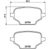 Jeu de plaquettes de frein HELLA 8DB 355 039-911