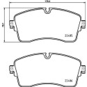 Jeu de plaquettes de frein HELLA 8DB 355 039-321
