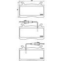 Jeu de plaquettes de frein HELLA 8DB 355 039-301