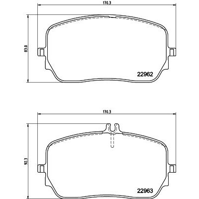 Jeu de plaquettes de frein HELLA 8DB 355 039-211