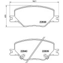 Jeu de plaquettes de frein HELLA 8DB 355 039-061