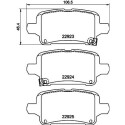 Jeu de plaquettes de frein HELLA 8DB 355 037-721