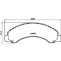 Jeu de plaquettes de frein HELLA 8DB 355 037-711