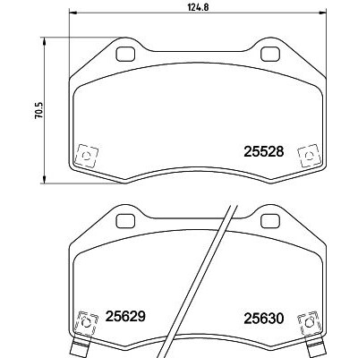 Jeu de plaquettes de frein HELLA 8DB 355 025-871
