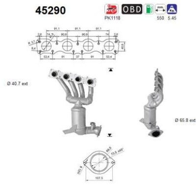 Catalyseur AS 45290