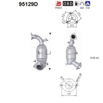 Catalyseur AS 95129D