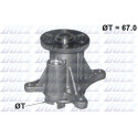 Pompe à eau, refroidissement du moteur
